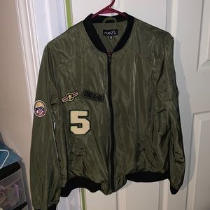 Olive Green Bomber